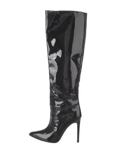 Pre-owned Paris Texas Patent Leather Boots In Black
