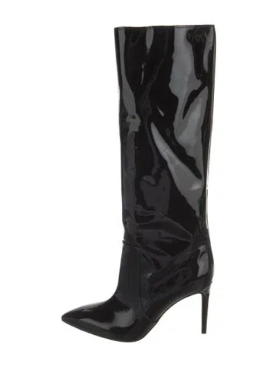 Pre-owned Paris Texas Patent Leather Boots In Black