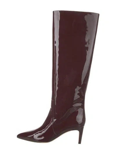 Pre-owned Paris Texas Patent Leather Boots In Red