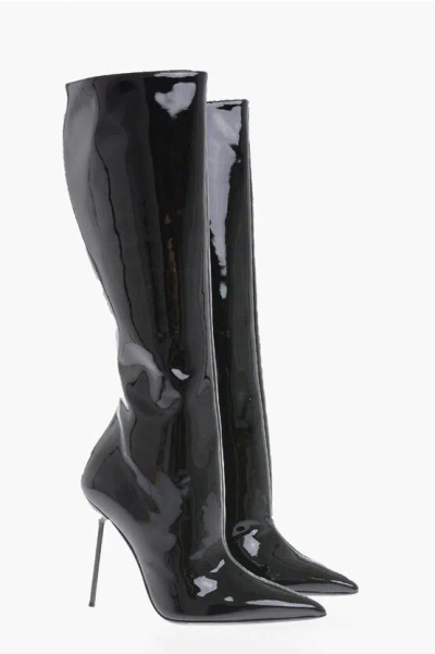Paris Texas Lidia Knee-high Boots In Black