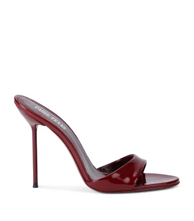 PARIS TEXAS PATENT LEATHER LIDIA MULES 105