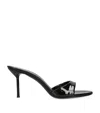 Paris Texas 70mm Lidia Patent Leather Mules In Black