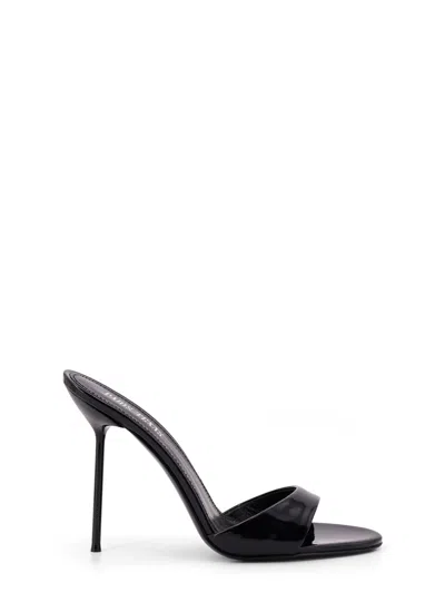 Paris Texas Patent Leather Lidia Sandals In Black