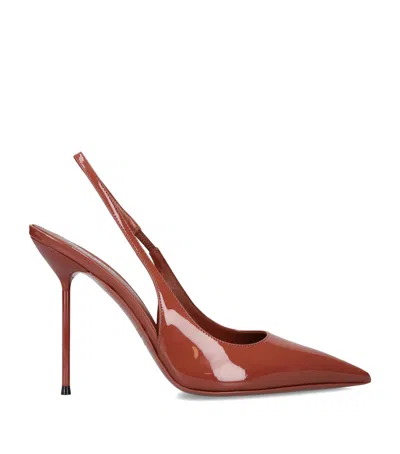 Paris Texas Patent Leather Lidia Slingback Pumps 105 In Pink