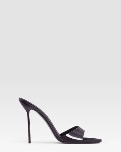 Paris Texas Patent Leather Mule In Black
