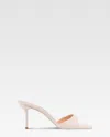Paris Texas Patent Leather Mule In Neutral