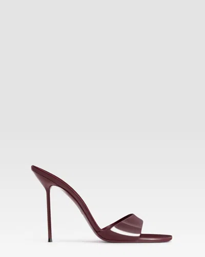 Paris Texas Lidia Patent-finish Sandals In Red