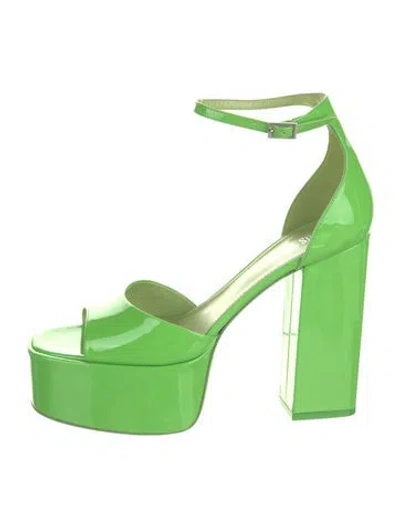 Pre-owned Paris Texas Patent Leather Pumps In Green