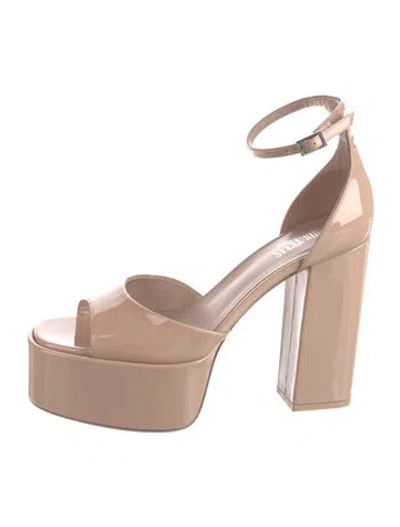 Pre-owned Paris Texas Patent Leather Sandals In Neutral