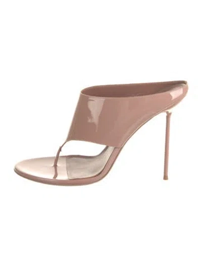 Pre-owned Paris Texas Patent Leather Sandals In Pink