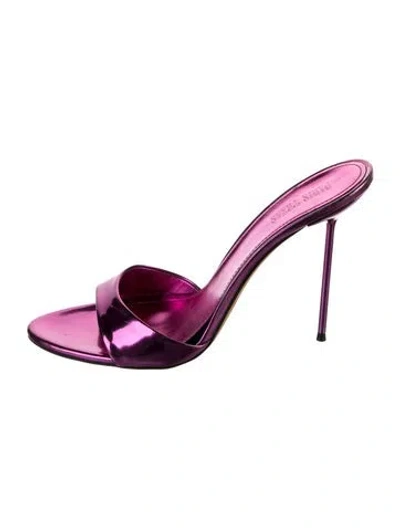 Pre-owned Paris Texas Patent Leather Sandals In Purple