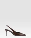 Paris Texas Lidia Back Strap Pointed Pumps In Multi