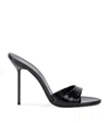 Paris Texas Lidia 105mm Patent-leather Sandals In Black
