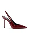 Paris Texas Patent Leather Lidia Slingback Pumps 105 In Burgundy