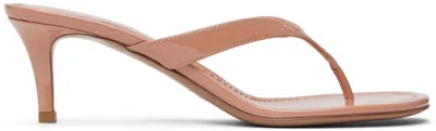 Paris Texas Pink Ipanema Heeled Sandals In Peach