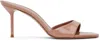 Paris Texas Pink Lidia 70 Mules In Dark Phard