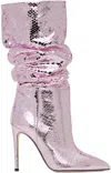 Paris Texas Pink Slouchy Boots In Pink
