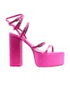 Paris Texas Platform Strappy Sandals In Pink