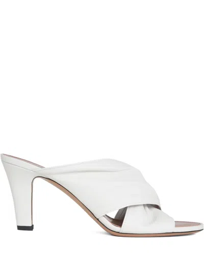 Paris Texas Pleated Cross-strap Sandals