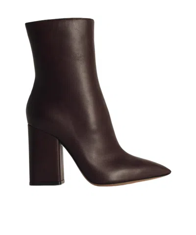 Paris Texas Pointed Ankle Boots In Black