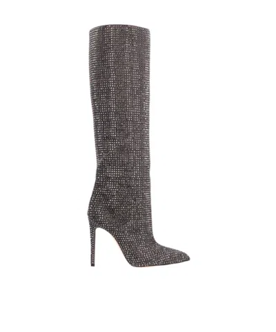 Paris Texas Pointed Boots In Gray