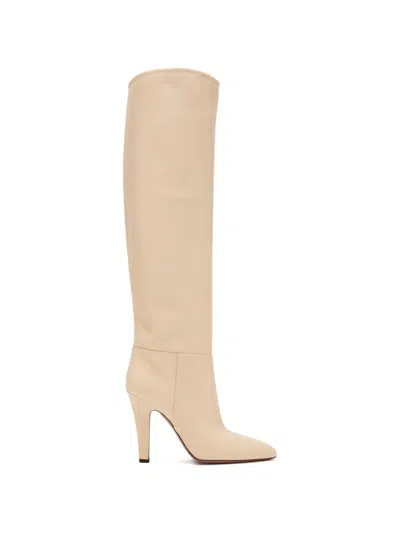 Paris Texas Pointed Elsa Boots In White