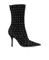Paris Texas Ladies Black Diamond Holly Mama Ankle Boots In Black