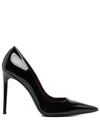 Paris Texas 105mm Pointed-toe Leather Pumps In Black