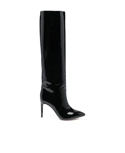 PARIS TEXAS 85MM KNEE-HIGH LEATHER BOOTS
