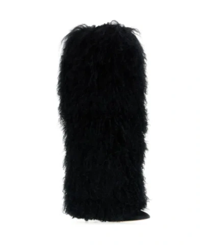 Paris Texas Pointed-toe Ankle Boots In Black