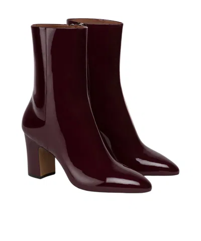 Paris Texas Pointed-toe Ankle Boots In Burgundy