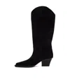 Paris Texas Pointed Toe Boots In Black