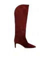 Paris Texas Pointed Toe Boots In Brown