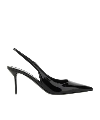 Paris Texas Pointed Toe Heeled Pumps In Black