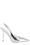 Paris Texas Lidia 115mm Metallic-effect Leather Pumps In White
