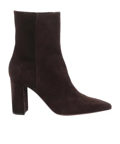 Paris Texas Pointed-toe Ankle Boots In Animal Print