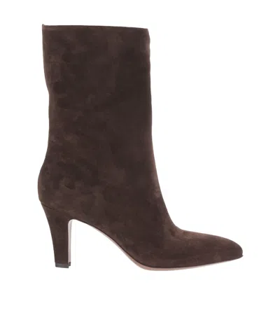 Paris Texas Pointed-toe Ankle Boots In Burgundy