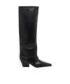 Paris Texas Pointed-toe Boots In Black