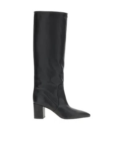 Paris Texas Pointed-toe Boots In Black