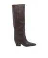 Paris Texas Pointed-toe Boots In Brown