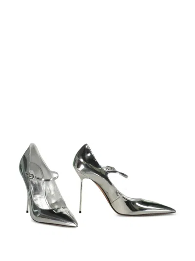 Paris Texas Pointed-toe Heeled Pumps In Gray