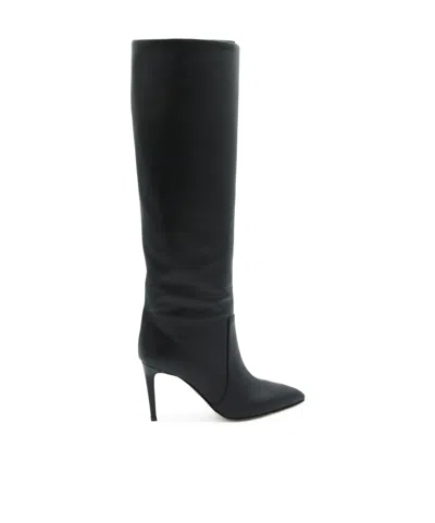 Paris Texas Pointed-toe High Boots In Neutral