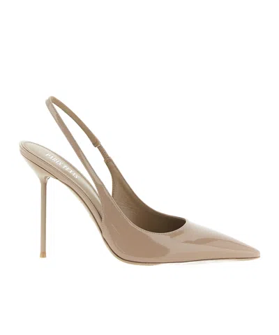 Paris Texas Pointed-toe High-heeled Sandals In Brown