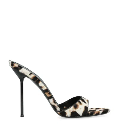 Paris Texas Pony Hair Lidia Mules 105 In Brown
