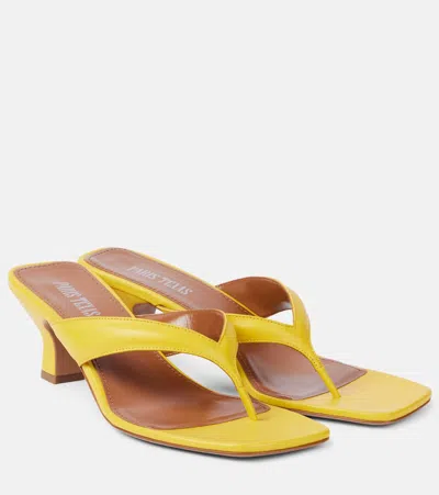 Paris Texas Sandalen Portofino 55 Aus Leder