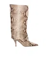 Paris Texas Printed Boots In Brown