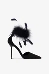 Paris Texas Pumps In Black Satin In Black