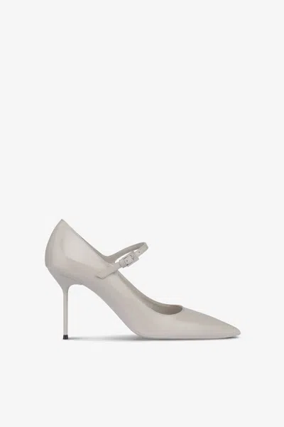 Paris Texas Pumps In Grey Patent Leather
