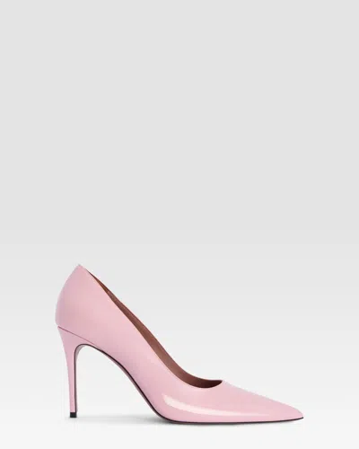 Paris Texas Pumps In Petal Pink Brushed Calf Leather