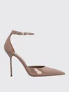 Paris Texas 105mm Lidia Ankle-strap Patent-leather Pumps In Gray